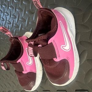 Nike toddler Pink and Maroon Shoes